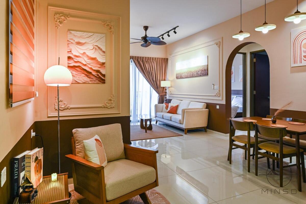 Kingsbay B #5Pax #Vintagewood #Highfloor Apartment Johor Bahru Exterior photo